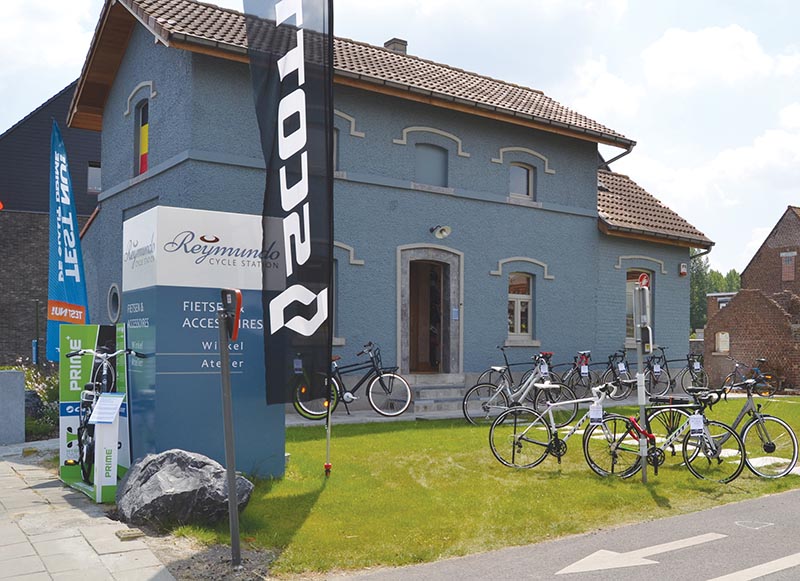 Reymundo Cycle Station, fietswinkel in Berchem-Kluisbergen